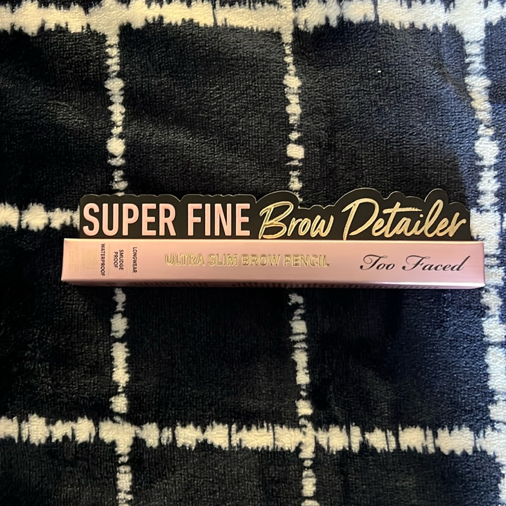 New Never Opened Too Faced super fine brow detailer.  Auburn.